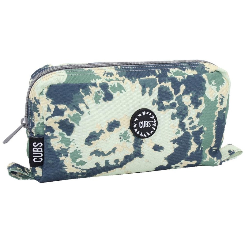 Army Tie Dye Pencil Case - Green