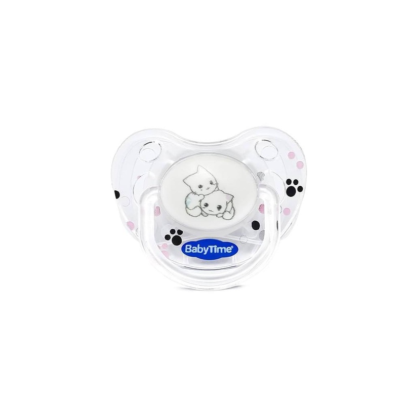 Baby Time Pacifier with Cap  Size 3  Candy Design