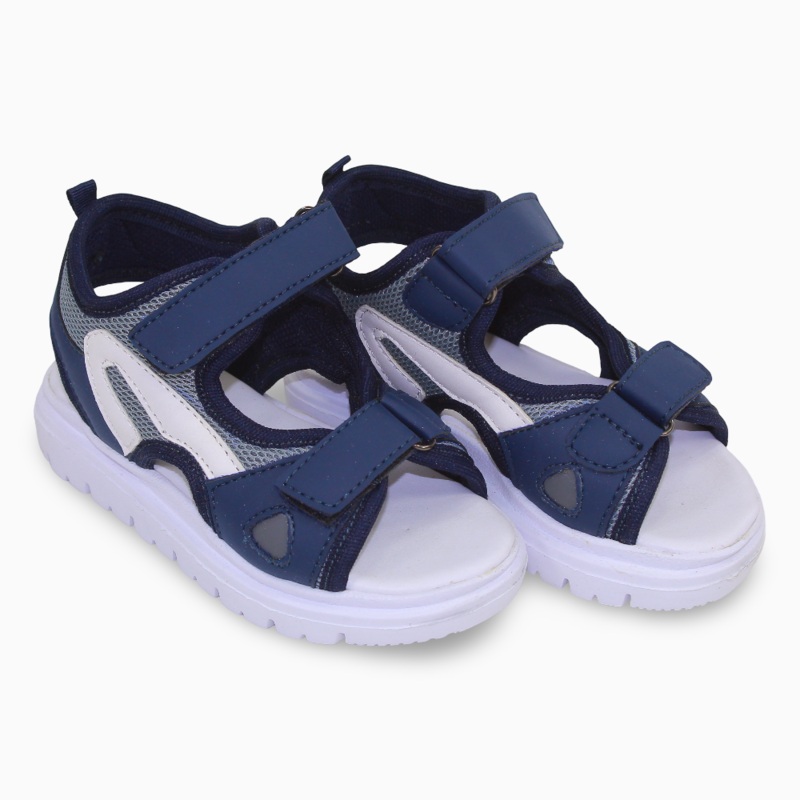 Boys Leather Sandals  Navy|Navy|27|28|29|30|31|32|33|34|35|36