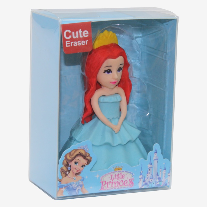 Doll Shaped Eraser  Baby Blue