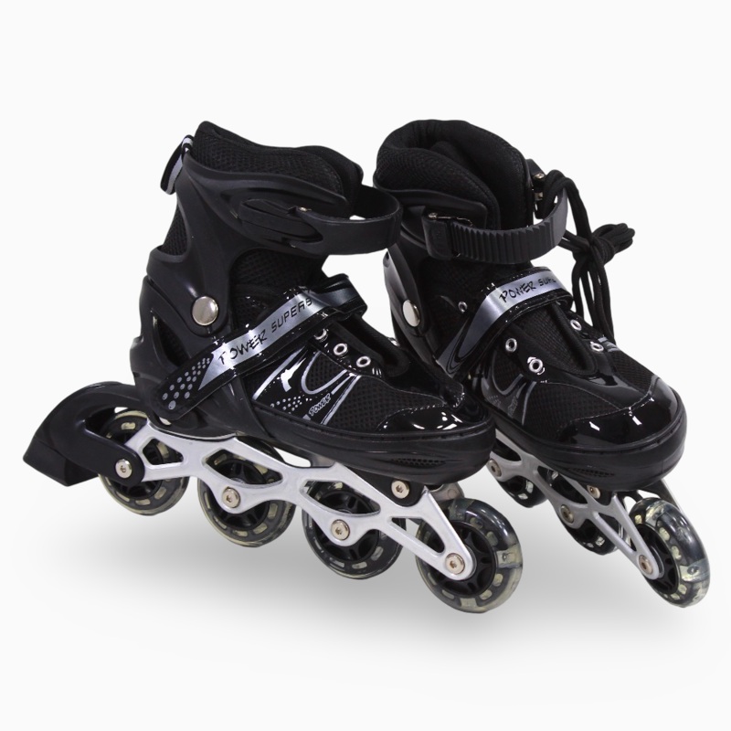 Inline Skates  Black  Size 3842