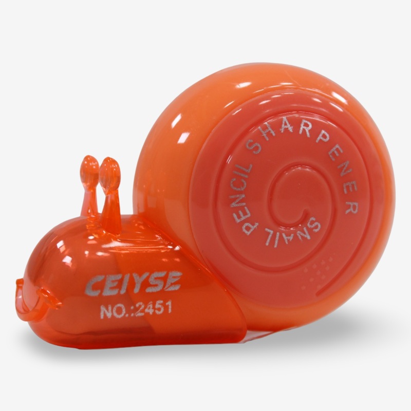 Snail Shaped Pencil Sharpener  Orange
