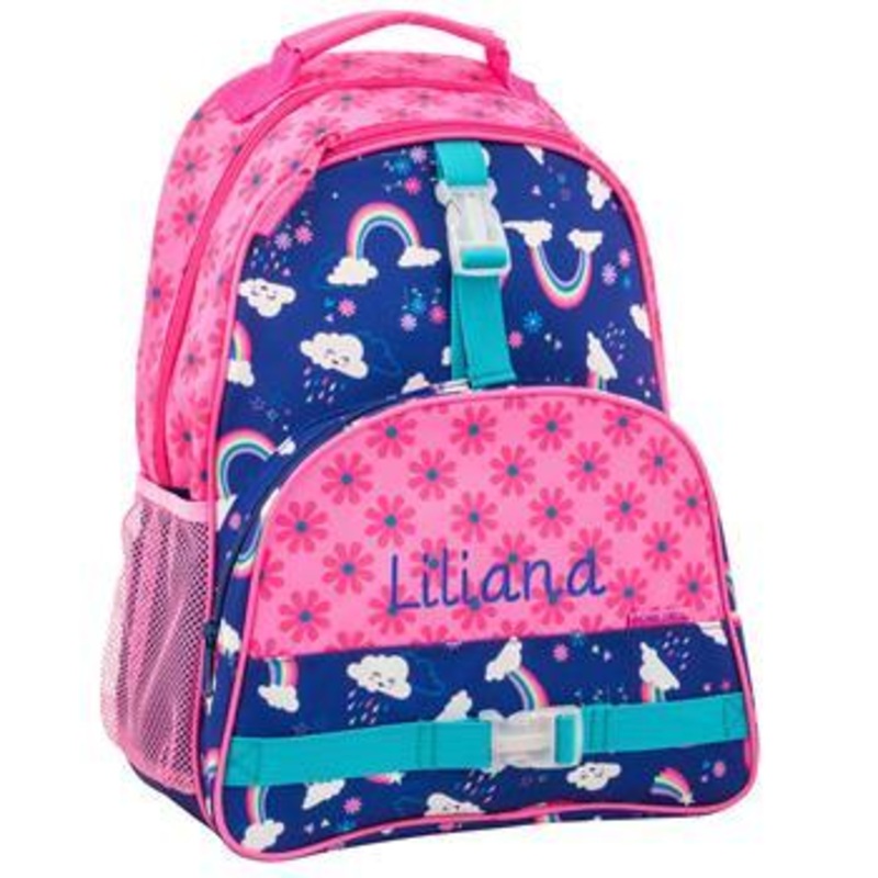 Stephen Joseph All Over Print Backpack  Clouds & Rainbows & 16 Inches