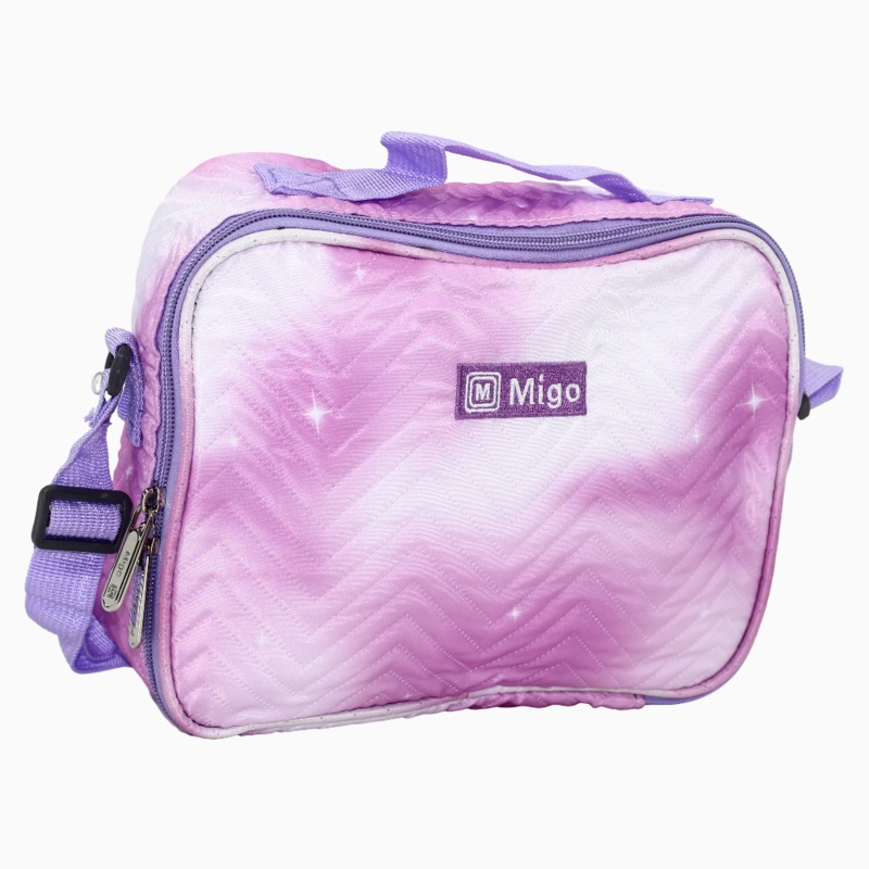 Fabric Lunch Bag - Purple