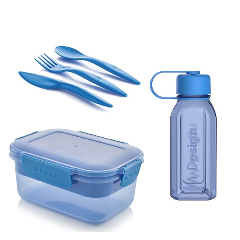 M-Design Lunch Set - 1.1 L Blue