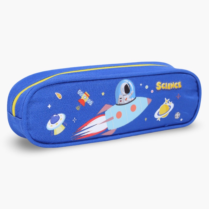 Space Themed Pencil Case  Blue