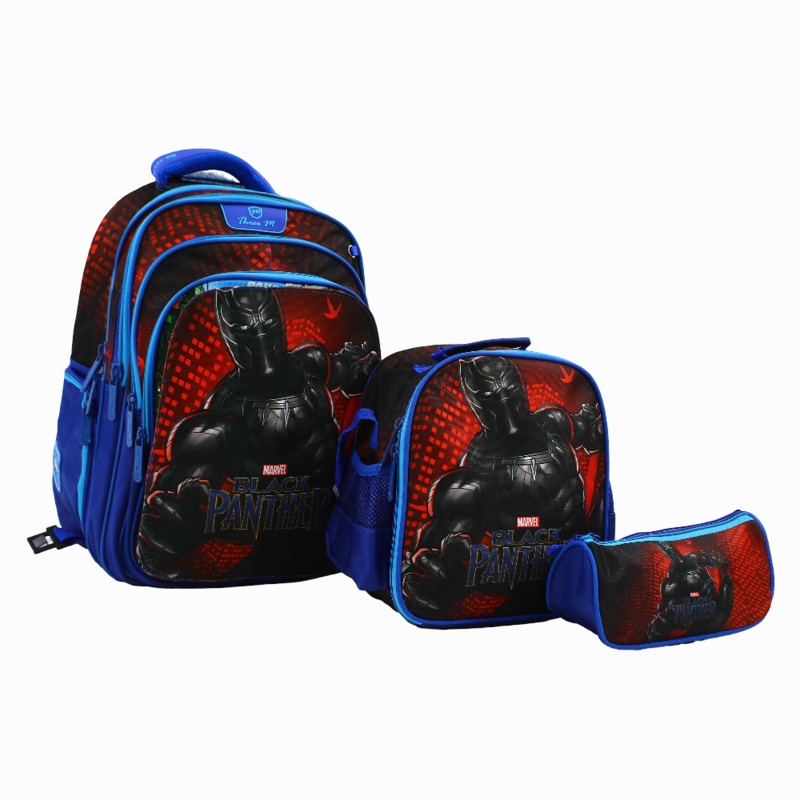 Black Panther School  Set 3 Faces in 1  17 Inches