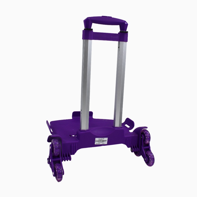 Foldable School Bag Cart  (17-18) Inches & Purple
