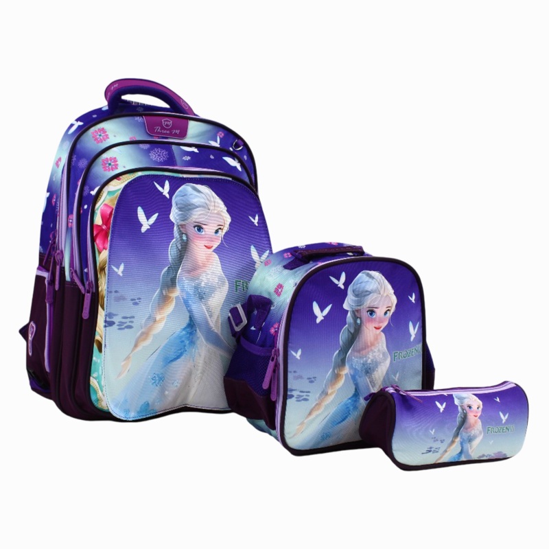 Frozen School Set 3 Faces in 1  19 Inches