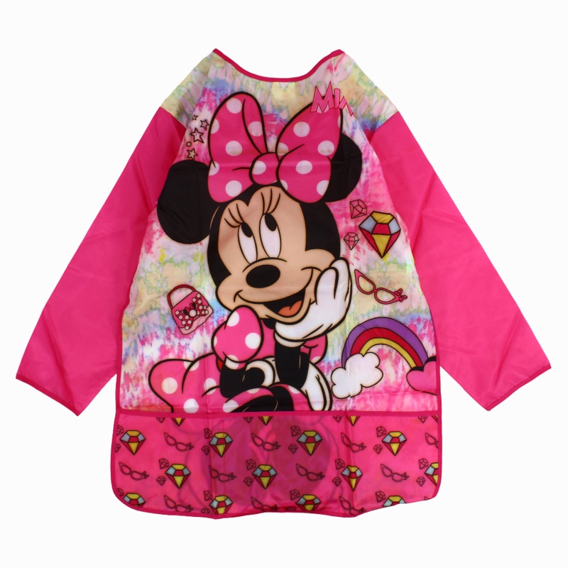 Minnie Mouse Waterproof Long-Sleeved Coloring Apron