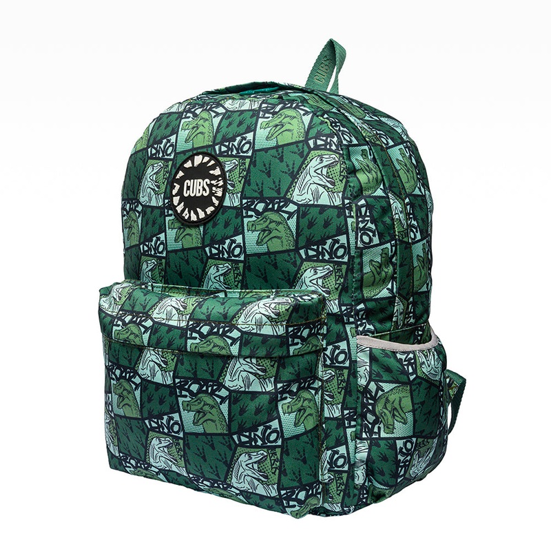 Cubs Dino Print Backpack  Junior 16 Inches