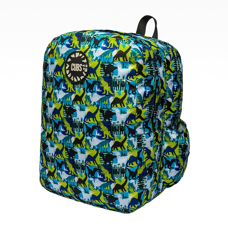Cubs Jurassic Park Mint Green Big & Basic Backpack  18 Inches
