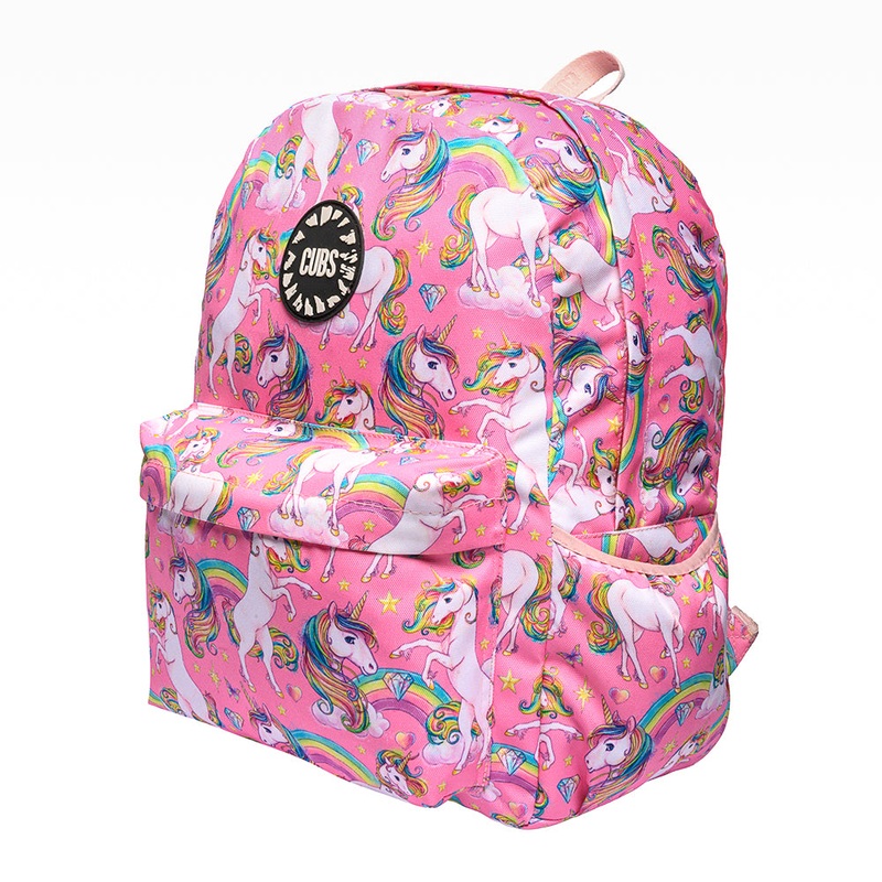 Cubs Pink Fantasy Unicorn Backpack  16 Inches