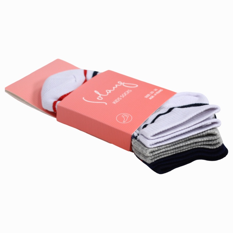 Socks Pack  (3 Pairs)|Multicolor|4-5Y|6-7Y|8-9Y|10-11Y|12-13Y