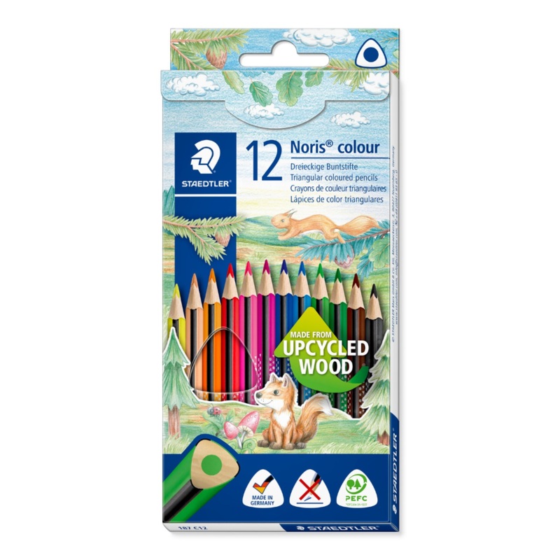 Staedtler Noris Wooden Colored Pencils - 12 Colors