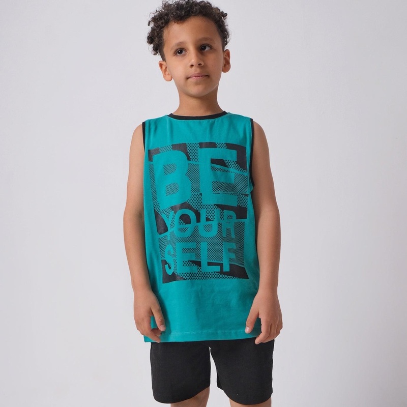Be Yourself Sleeveless Pajama|2-3Y|4-5Y|6-7Y|8-9Y|10-11Y|12-13Y|14-15Y