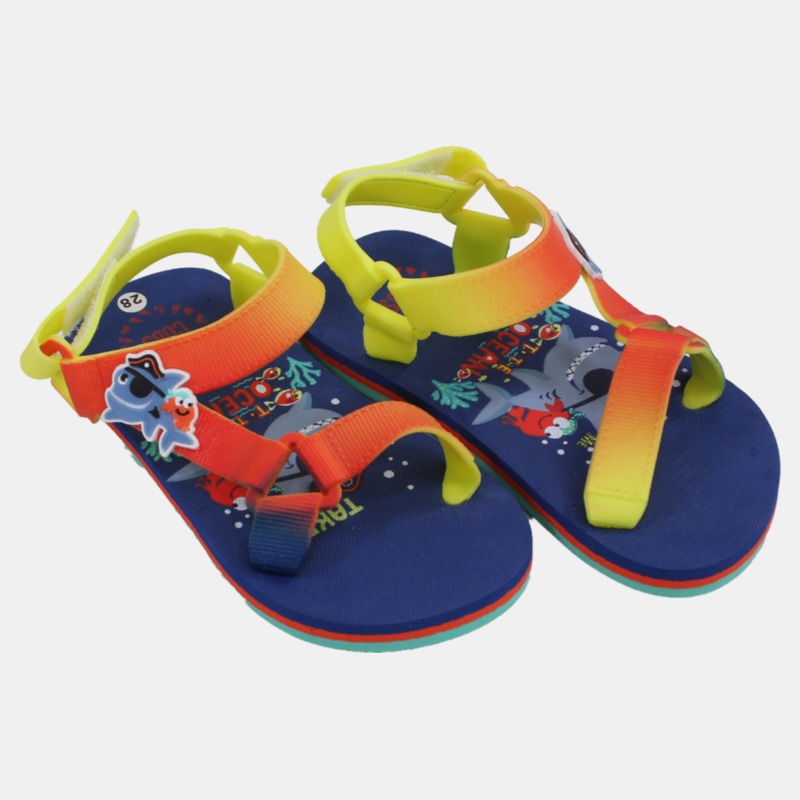 Boys Rubber Sandal  Under The Sea Theme