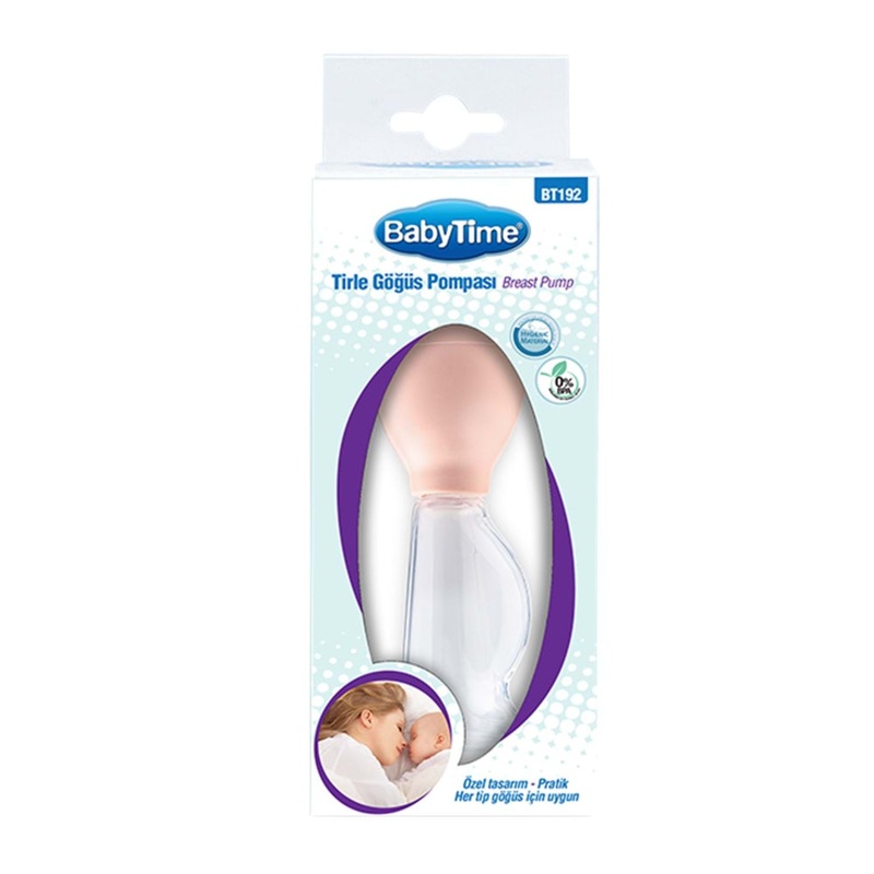 Baby Time Manual Breast Pump  Pink