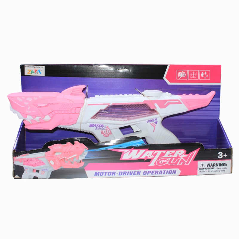 Battery Operated Water Gun  Pink
