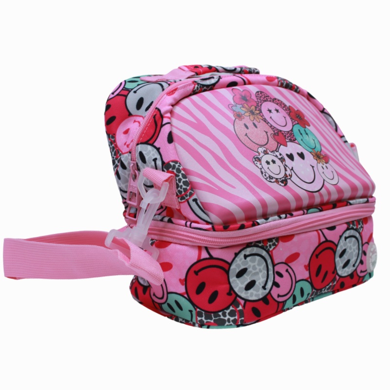 Cubs Hard Top Lunch Bag  Pink Smiles