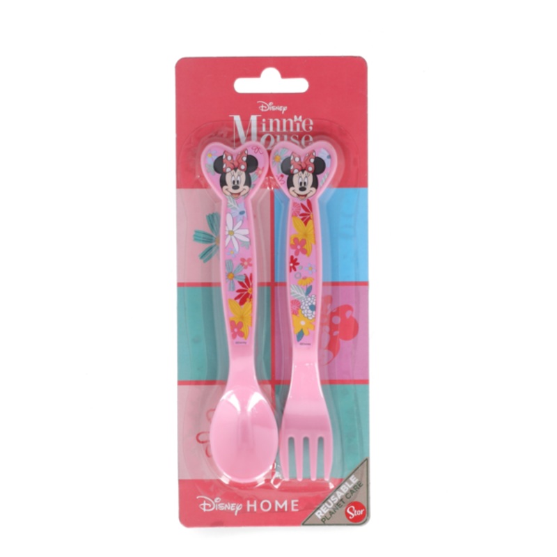Minnie Mouse Children's Cutlery Spoon Fork Set