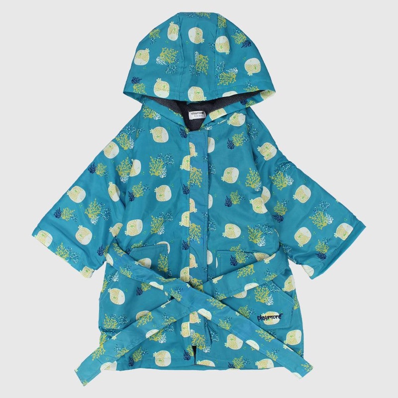 Unisex Puffy Fish Swim Robe|2-3Y|4-5Y|6-7Y|8-9Y|10-11Y|12-13Y