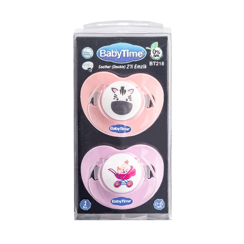 Baby Time Double Soother Set