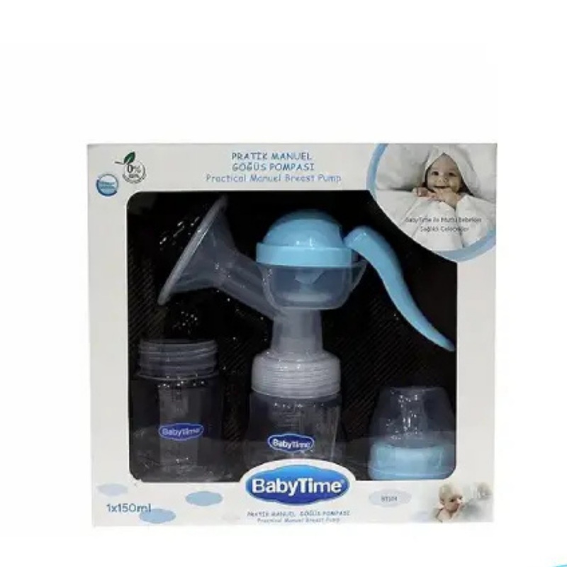 Baby Time Manual Breast Pump - Blue