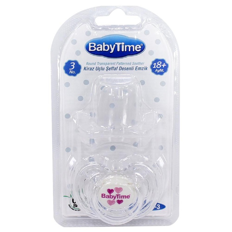 Baby Time Silicone Soother Candy With Cap