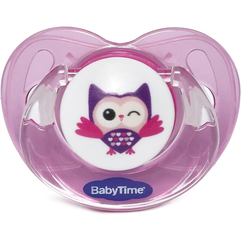 Baby Time Silicone Soother - Purple