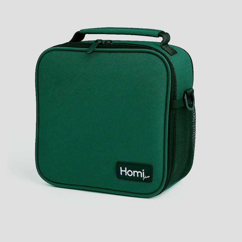 Homi Plus Thermal Bag 5.5L with a Side Mesh Pocket - Olive Green