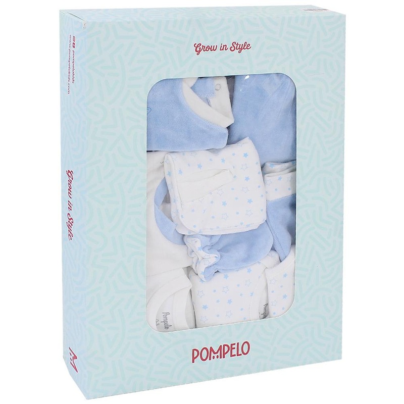 10-Piece Baby Layette Set|Blue|Green