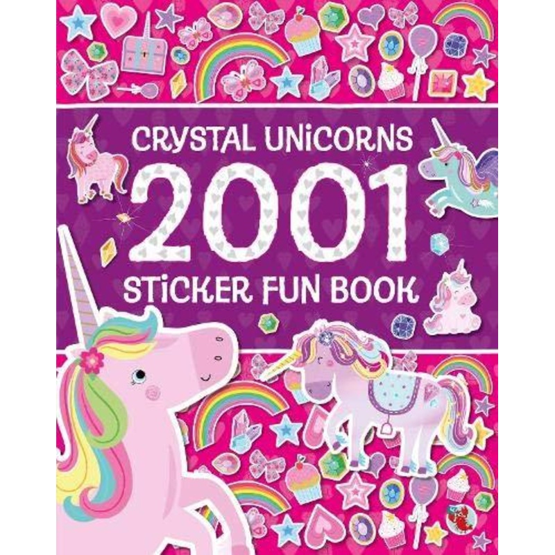 Crystal Unicorns 2001 Sticker Fun Book