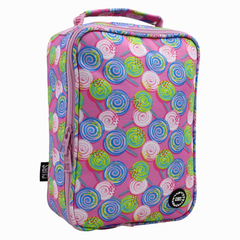 Cubs Pink Lollipop Big & Basic Lunch Bag