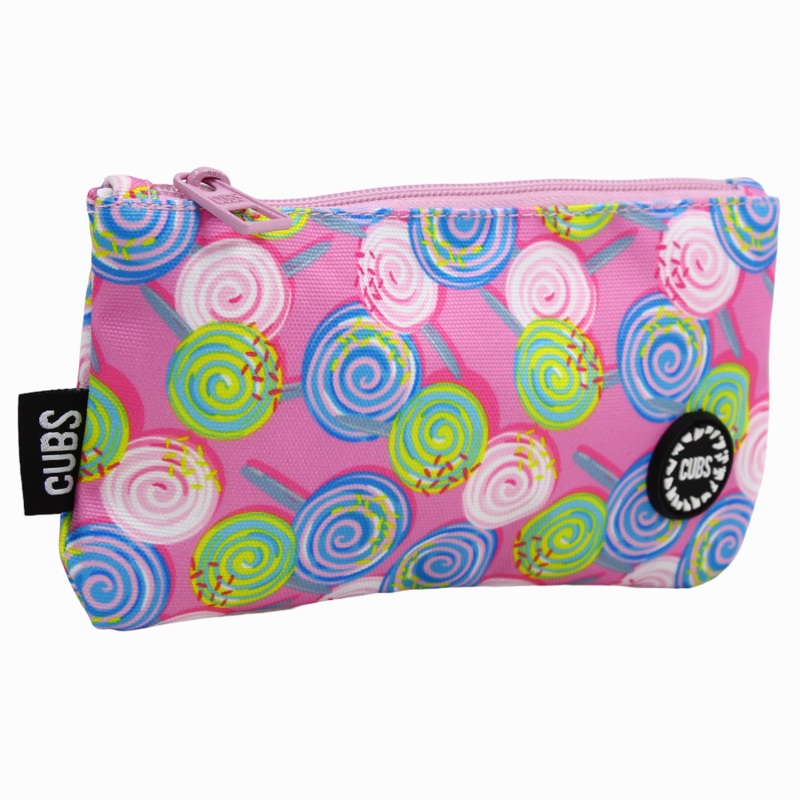 Cubs Pink Lollipop Big & Basic Pencil Case