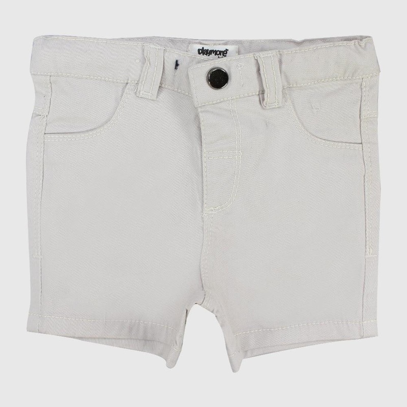 Unisex Beige Gabardine Shorts|3-6M|6-9M|9-12M|12-18M|18-24M