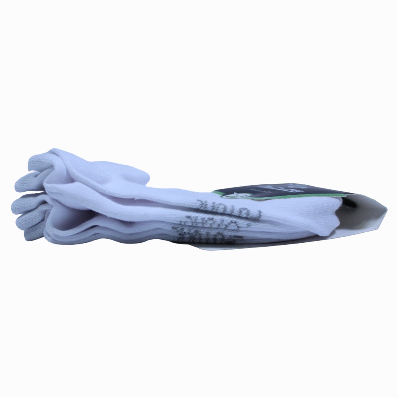 Unisex Cotton Low-Cut Socks|White|Black|31-35