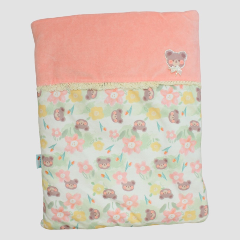 Bear Head Baby Sleeping Bag|Salmon|0-3M
