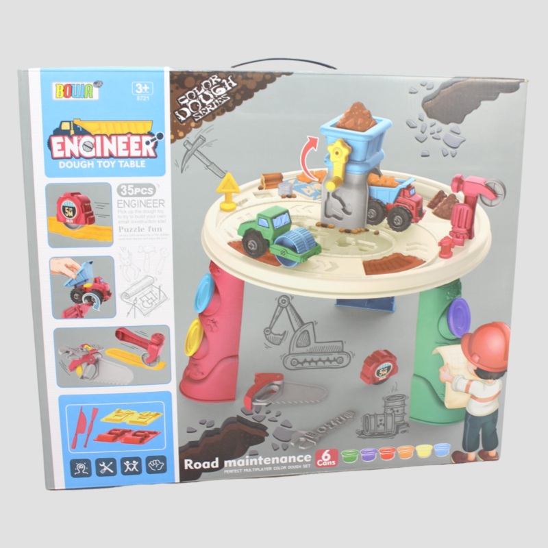 Engineer Dough Toy Table for Kids  Build, Create & Imagine