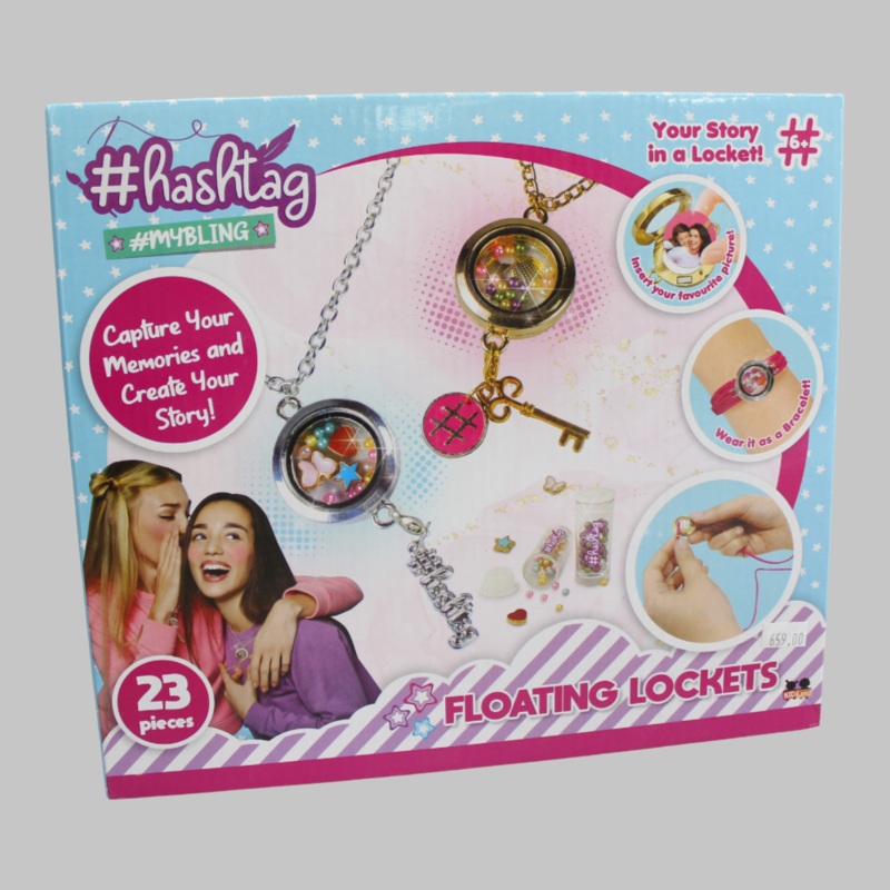 Hashtag  My Bling Floating Charms 23 Pieces