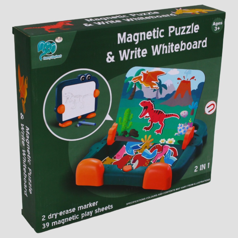 Magnetic Puzzle & Whiteboard  Fun & Learning in One
