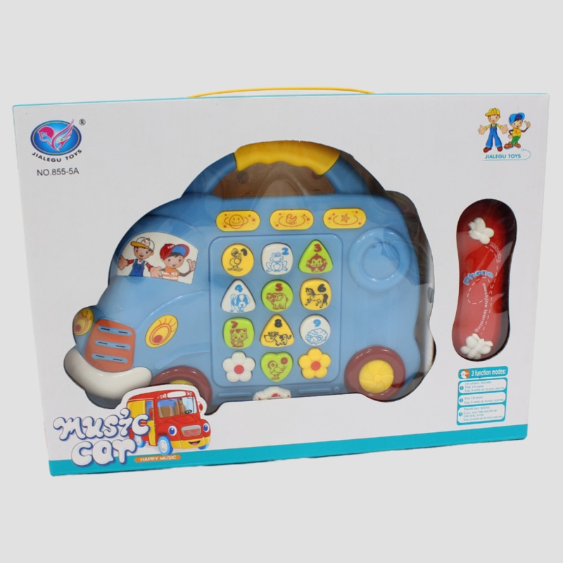 Music Car Musical Bus Shaped Phone - Blue