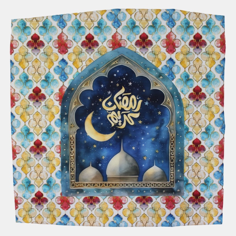 Printed Cotton Tablecloth  Ramadan Kareem
