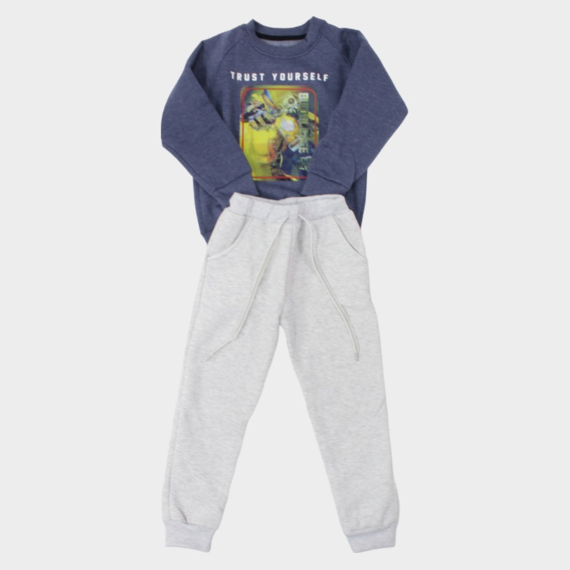 Transformers Trust Yourself Long-Sleeved Fleeced Pajama