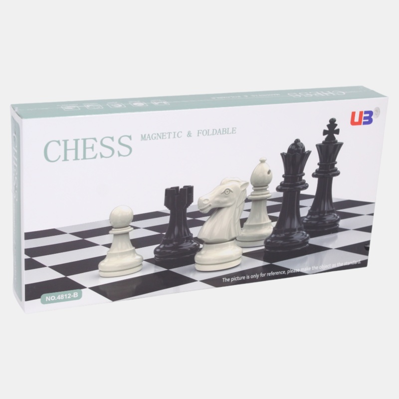 International Chess Set  Magnetic (Black & White)