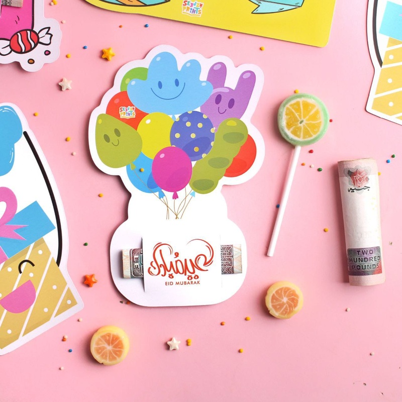 Charming Eid Cards with Eid Mubark Design