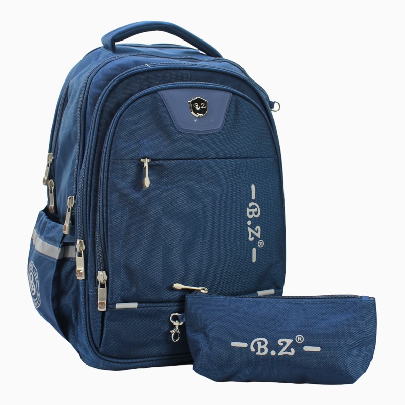 Navy School Set  20 Inches (Backpack + Pencil Case)