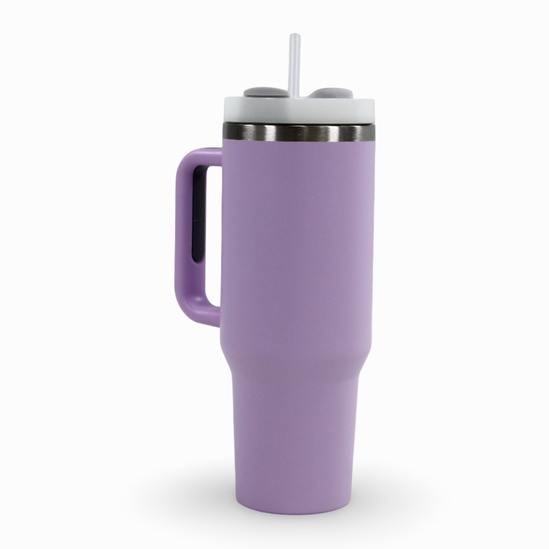 Straw Mug - Light Purple