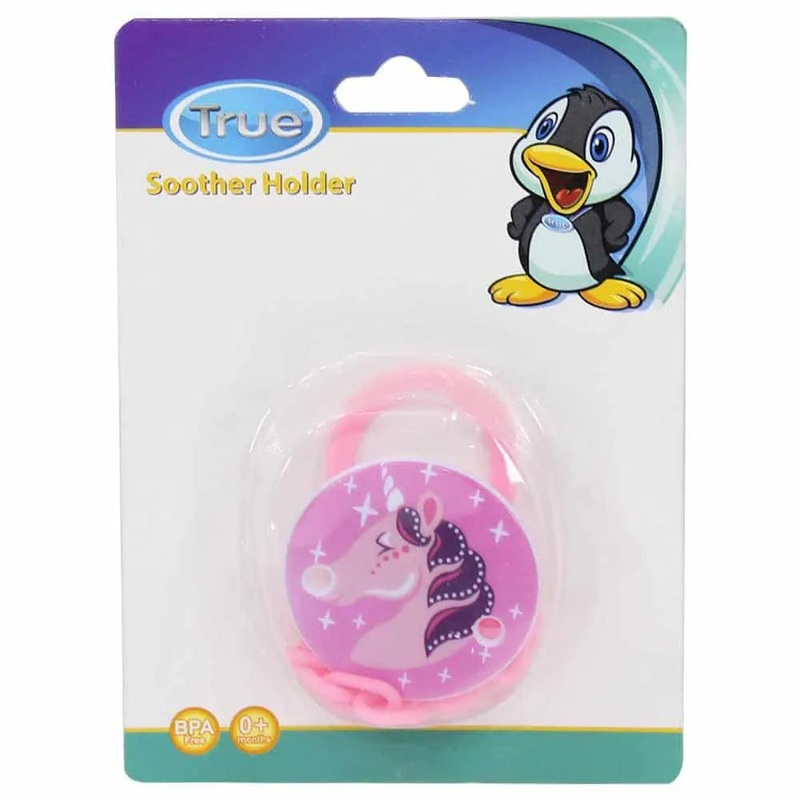 True Soother Holder  Pink