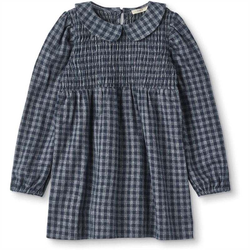 Fliink Navy Coda Check Dress|12 m/80|18 m/86|2 y/92|3 y/98|4 y/104|5 y/110|6 y/116|7 y/122